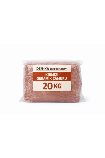 Denka Bowl Doğal Kırmızı Seramik Çamuru – 20 KG