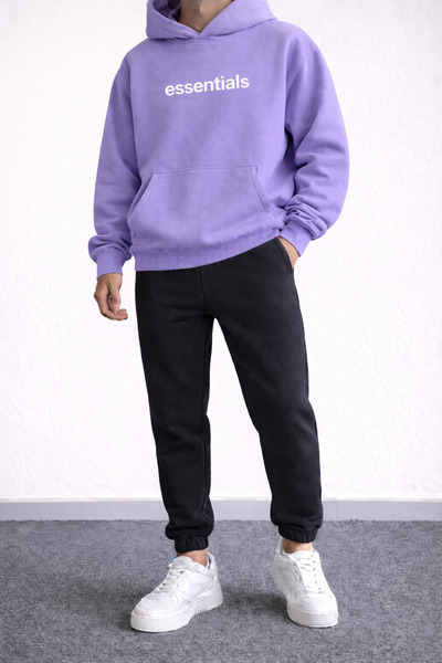 Revasser Unisex Women/Men Essentials Custom Printed Bottom Top Cotton Jogger ...