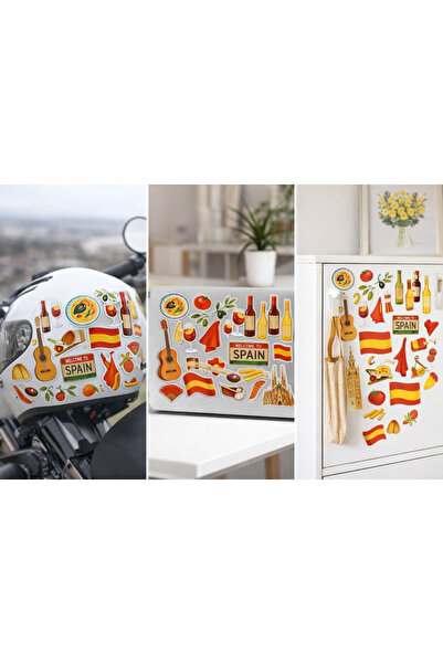 Limitless Design Spain Themed Sticker Set – Spain Travel,