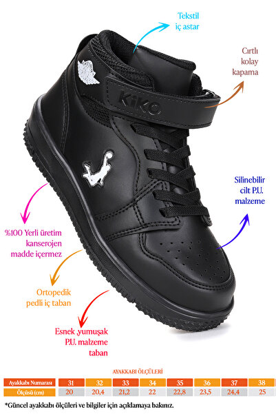 Kiko Kids Αθλητικά παπούτσια για κορίτσια μπάσκετ Hayka Velcro