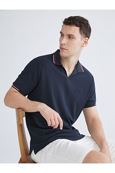 LC Waikiki Southblue Polo Neck Pique Men's T-Shirt