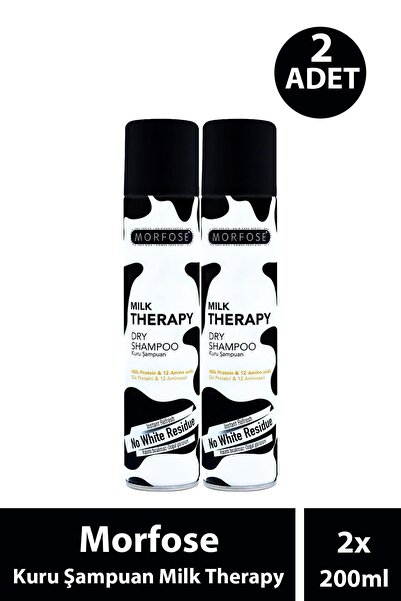 Morfose Kuru Şampuan Milk Therapy 200 ml 2 Adet