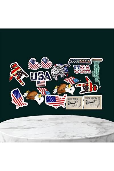 Limitless Design مجموعة ملصقات ذات طابع أمريكي - ملصقات الولايات المتحدة الأم...
