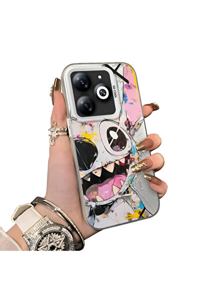 ucuc حافظة من السيليكون المتوافقة مع هاتف Infinix Smart 8/8 Pro ذات حافة صلبة...