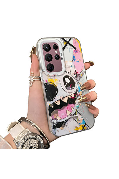 ucuc حافظة من السيليكون متوافقة مع هاتف سامسونج جالاكسي S22 الترا، ذات حافة ص...