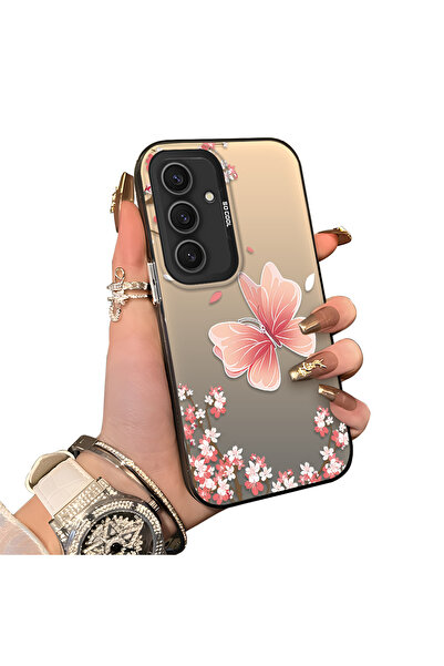 ucuc حافظة سيليكون متوافقة مع هاتف سامسونج جالاكسي S24 بلس ذات حافة صلبة ومضا...