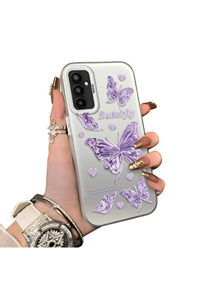 ucuc حافظة من السيليكون المتوافقة مع هاتف سامسونج جالاكسي M23/M13 ذات حافة صل...