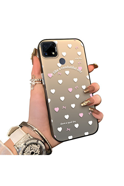 ucuc حافظة Realme C25S متوافقة مع الحافة السيليكونية الصلبة والمضادة للسقوط ب...