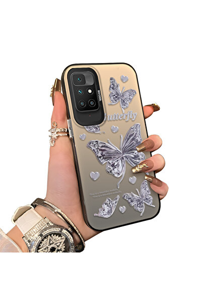 ucuc حافظة لهاتف Xiaomi Redmi 10 مصنوعة من السيليكون الصلب ومضادة للسقوط بنمط...