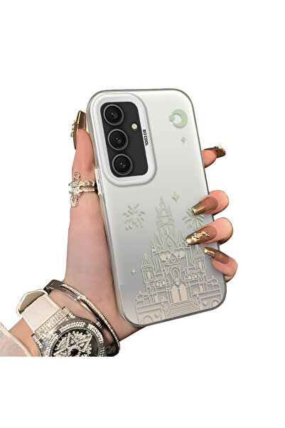 ucuc حافظة سيليكون متوافقة مع هاتف سامسونج جالاكسي S24 بلس، ذات حافة صلبة ومض...