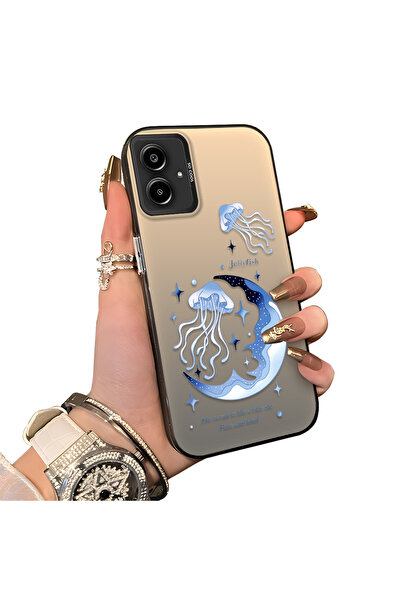 ucuc حافظة سامسونج جالاكسي A06 متوافقة مع الحافة السيليكونية الصلبة والمضادة ...