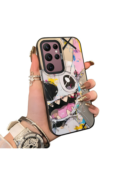 ucuc حافظة من السيليكون متوافقة مع هاتف سامسونج جالاكسي S22 الترا، ذات حافة ص...