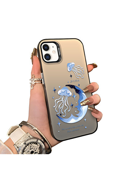 ucuc حافظة مضادة للسقوط من السيليكون المتوافقة مع هاتف iPhone 12 Pro، بنمط سم...