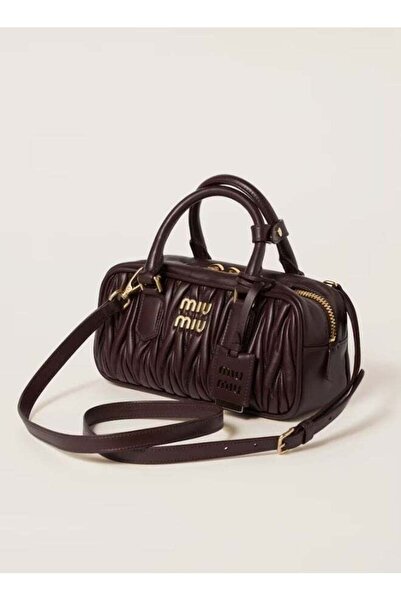 Generic MIU Arcadie Quilted nappa leather bag Top Handbag Shoulder With Cross...
