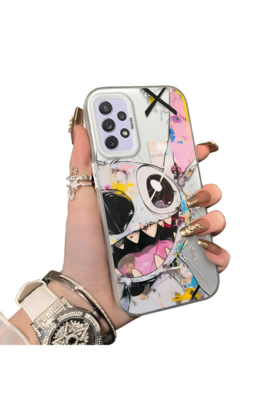 ucuc حافظة من السيليكون المتوافقة مع هاتف سامسونج جالاكسي A72 ذات حافة صلبة و...