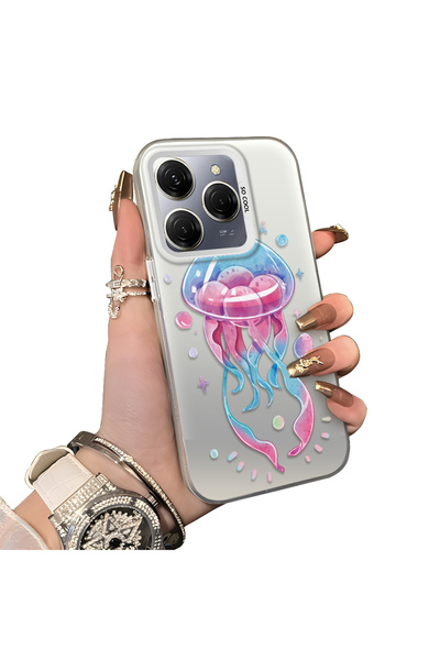 ucuc حافظة تكنو سبارك 20 برو 5G متوافقة مع الحافة السيليكونية الصلبة والظهر ا...