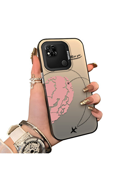 ucuc حافظة لهاتف Xiaomi Redmi 9C مصنوعة من السيليكون الصلب ومضادة للسقوط بنمط...