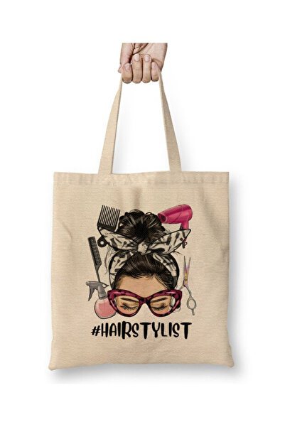 Toyaso Femei Coaforer Coaforer Salon de frumusețe Geantă din pânză albă Geant...