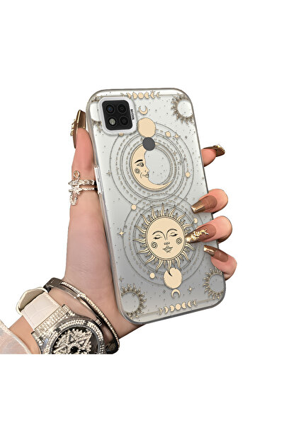 ucuc حافظة Xiaomi Poco C31 متوافقة مع الحافة السيليكونية الصلبة ذات الظهر الص...