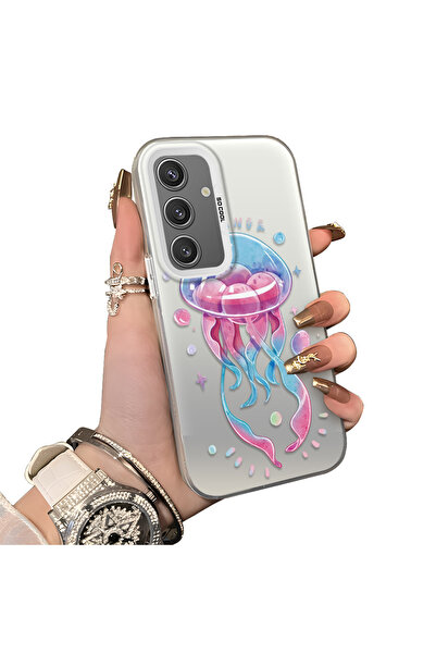 ucuc حافظة سيليكون متوافقة مع هاتف سامسونج جالاكسي S24 ذات حافة صلبة ومضادة ل...