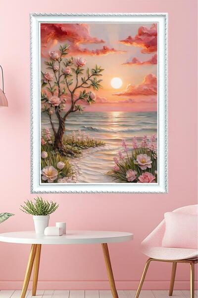 LUXRN Pictură murală înrămată Seria de modele cu aspect 3D Pictură decorativă...