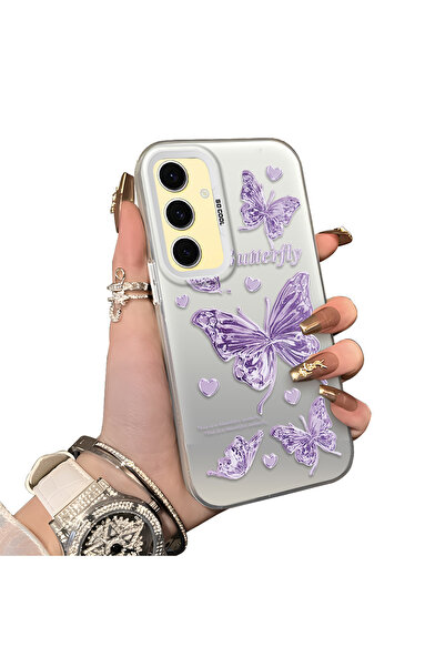 ucuc حافظة سيليكون متوافقة مع هاتف سامسونج جالاكسي S24 Fe ذات حافة صلبة ومضاد...