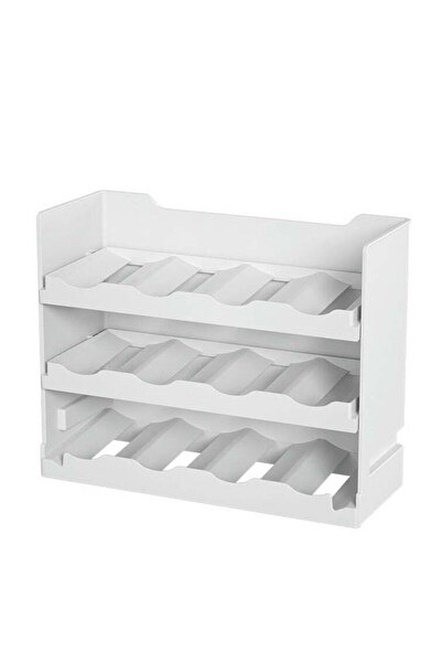 Arabest Egg Container for Refrigerator,Plastic Egg Drawer (3 Layer, 24 Count)