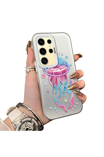 ucuc حافظة سامسونج جالاكسي S24 الترا المتوافقة مع الحافة السيليكونية الصلبة و...