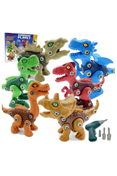 Arabest Dinosaur Toys for Kids Take Apart Dinosaur Toys with Electric Drill S...