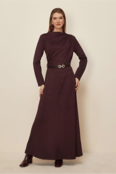 Alvina Belted Suede Dress 46204