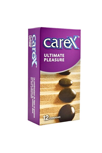 CAREX Ultimate Pleasure Condoms, Combination Of Ribs And Studs With Contour S...