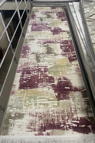 Dinarsu %100 Akrilik Saçaklı Halı Yolluk 80x300 Cm