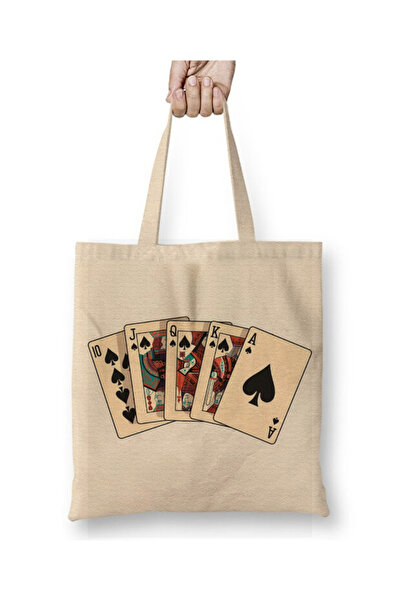 Toyaso Playing Cards 52 as the Chaplain Girl White Cloth Bag Long Handle Shop...