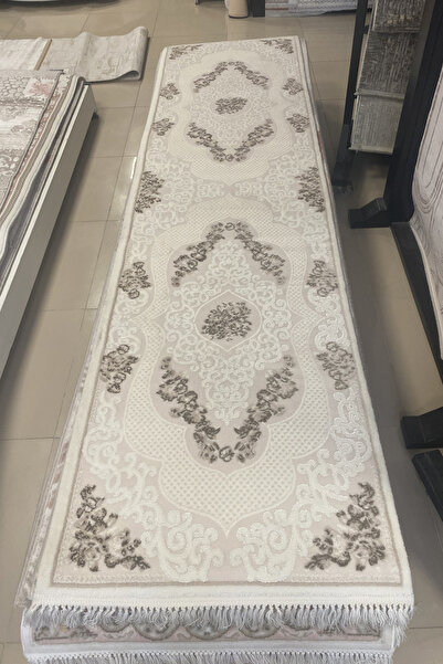 Polaris Halı %100 Akrilik Saçaklı Halı Yolluk 80x300 Cm, Stoklarla Sınırlı ( ...