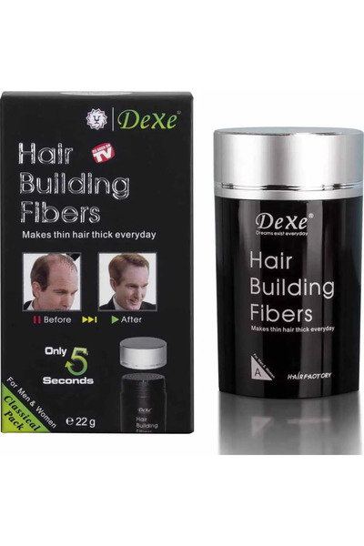 Dexe ألياف تكثيف الشعر، رقم 2 بني داكن - 22 جرامًا