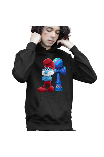OEM Kids Sweatshirt Boys Kendama Papa Smurf Smurf Gargamel