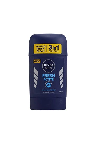 NIVEA مزيل عرق رجالي فريش أكتيف برائحة تدوم طويلاً - 50 مل