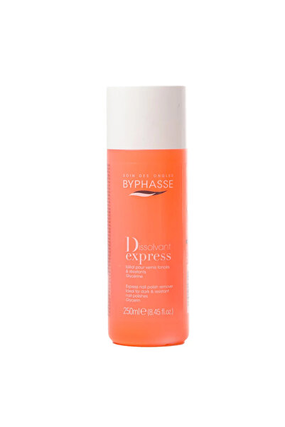 BYPHASSE Dissolvent Express Nail Polish Remover, Dark and Resistant Nail Poli...