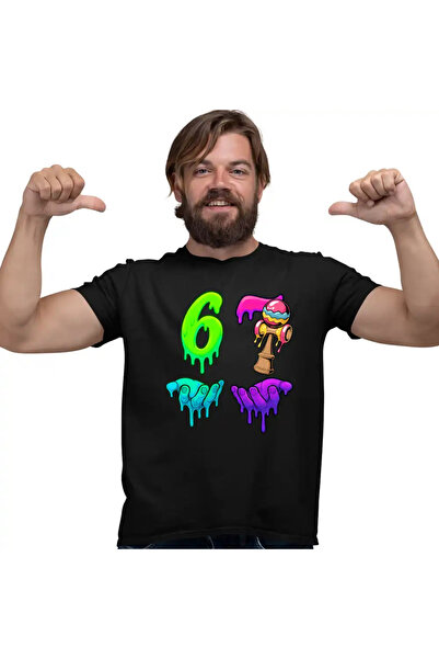 OEM Men's Kendama Six Seven Melted Six Seven T-Shirt