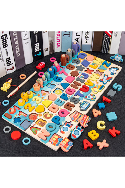 Generic Letter And Number Development Fishing Toy