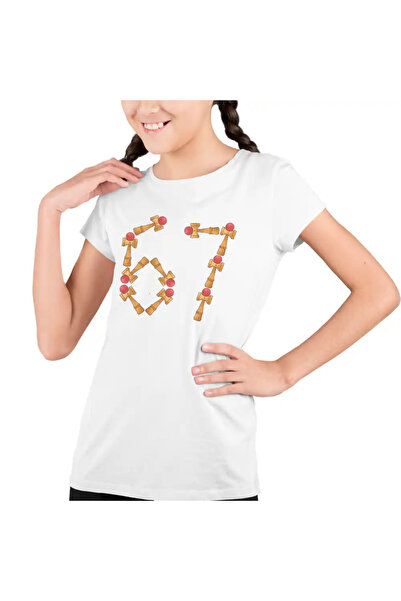 OEM Παιδικό μπλουζάκι Kendama για κορίτσια Six Seven 67 Six Seven