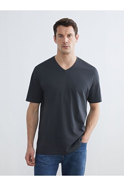 LC Waikiki Ανδρικό μπλουζάκι LCWAIKIKI Classic V-Neck Combed Cotton