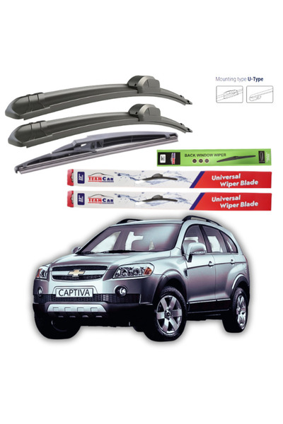 TEAMCAR Ștergătoare de parbriz Chevrolet Captiva (C100,140) 2006-2011 – Set c...