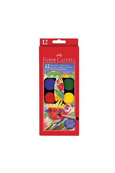 Faber Castell Deckfarben Water Color Painting Set- 12pcs