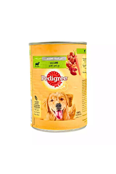 Pedigree طعام الكلاب الرطب بنكهة لحم الضأن من إن لوف، معلب، مدعم بفيتامين ب و...