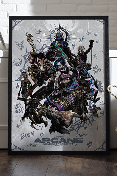 Duvarda Αφίσα με μαύρο ξύλινο πλαίσιο Arcane, Διακοσμητικός πίνακας τοίχου γι...