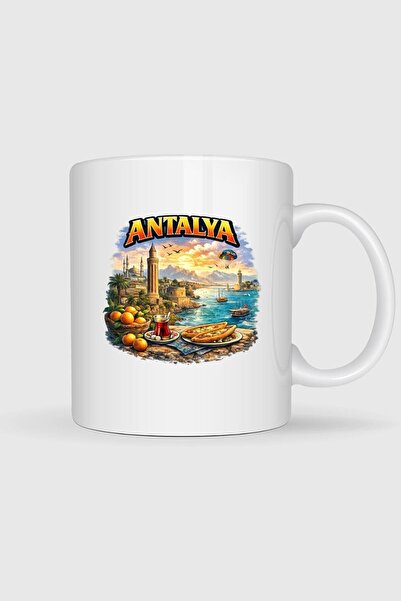 Bahriyeli Collection أنتاليا تصميم خاص مطبوع كوب