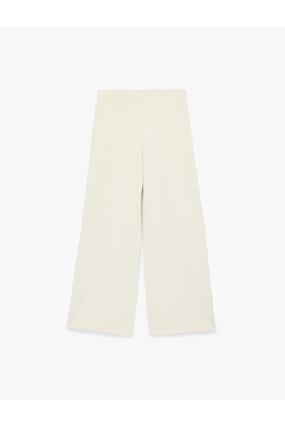 Koton Pantaloni standard cu talie normală și picior larg