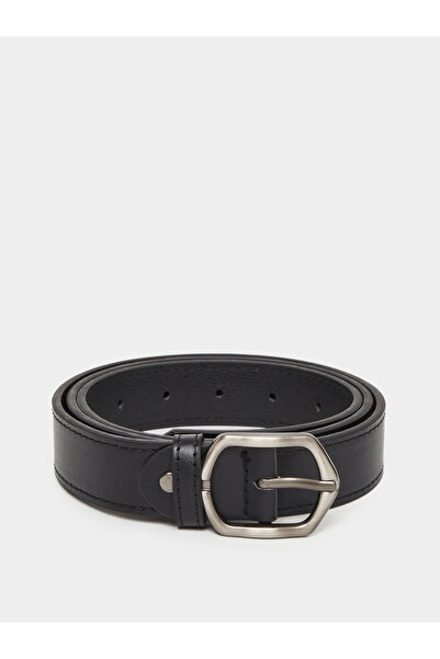 Styli Men Plain Buckle Belt