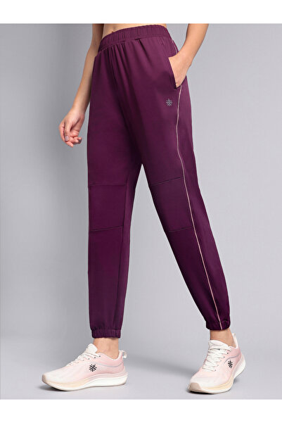 Cult By Styli Women Wine Run Forward Joggers